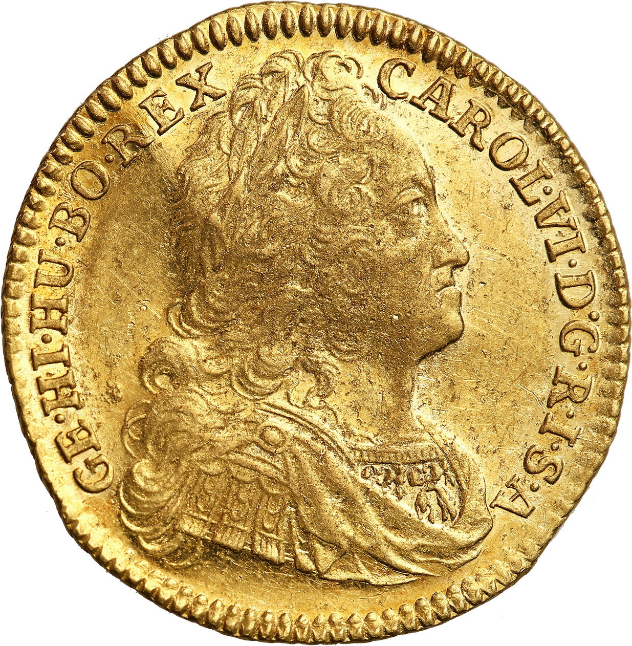 Śląsk pod panowaniem habsburskim. Karol VI (1711-1740). Dukat 1740, Wrocław